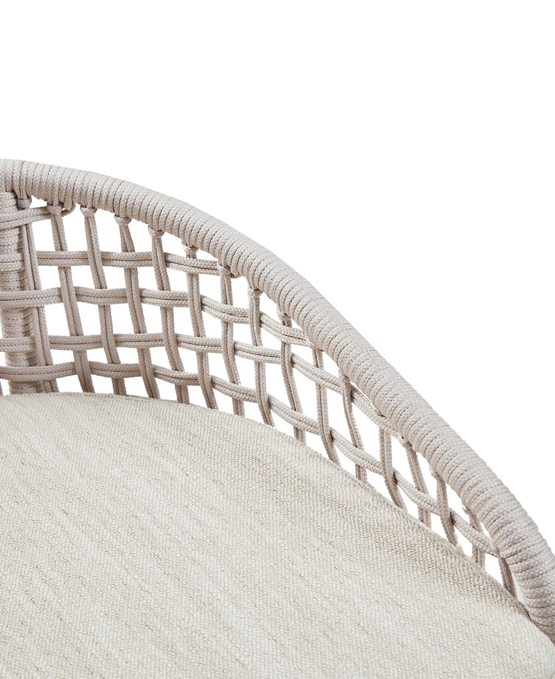 Madison Park Hermosa 21.5" Wide Woven Counter Stool