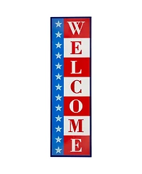Northlight Americana Welcome Metal Wall Sign, 40"