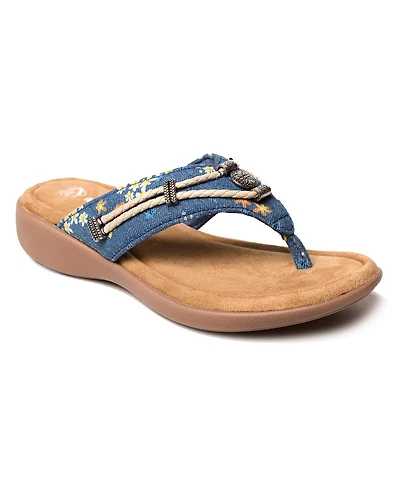 Minnetonka Women's Silverthorne 360 Thong Sandals