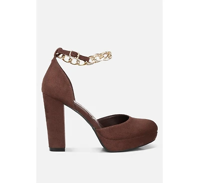 Inigo Interchangeable Ankle Strap Platform Sandals