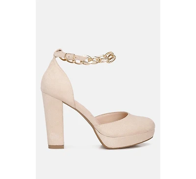 Inigo Interchangeable Ankle Strap Platform Sandals