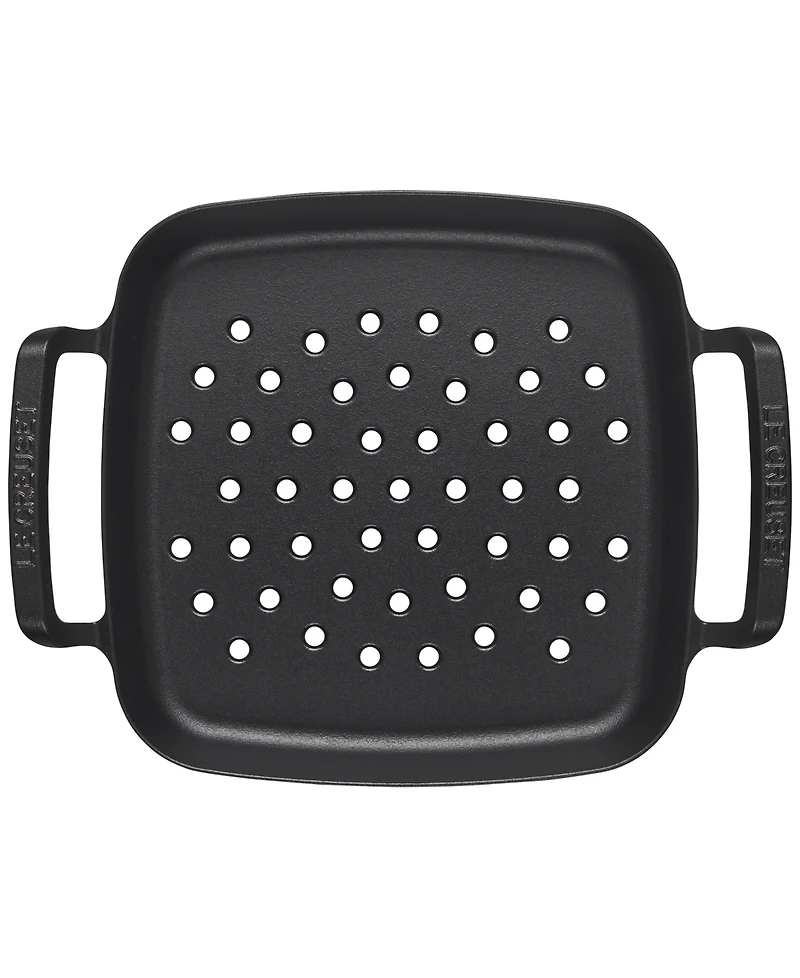 Le Creuset Alpine Outdoor Collection Enameled Cast Iron Square Grill Basket