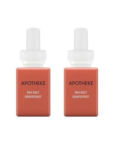 Pura Apotheke Sea Salt Grapefruit Home Scent Refill - Smart Home Air Diffuser Fragrance - Up to 120-Hours of Luxury Fragrance per Refill