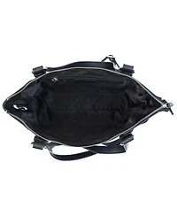 Mancini Pebble Amelia Leather Crossbody Handbag