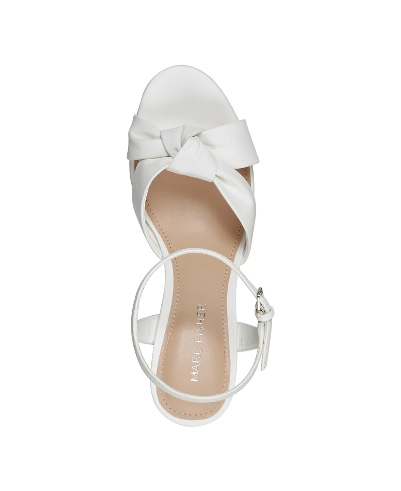 Marc Fisher Women's Deren High Block Heel Platform Sandals