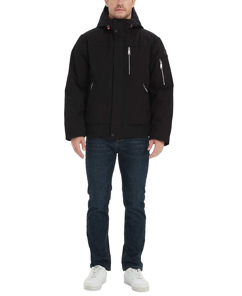 Outdoor United Men's Hooded Bomber Jacket
