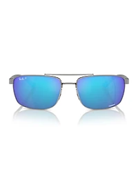 Ray-Ban Unisex Polarized Sunglasses, Rb3737 Chromance Rb3737Ch