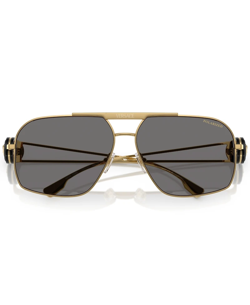 Versace Men's Polarized Sunglasses