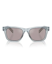 Prada Iconic Plaque Rectangular Men's Sunglasses