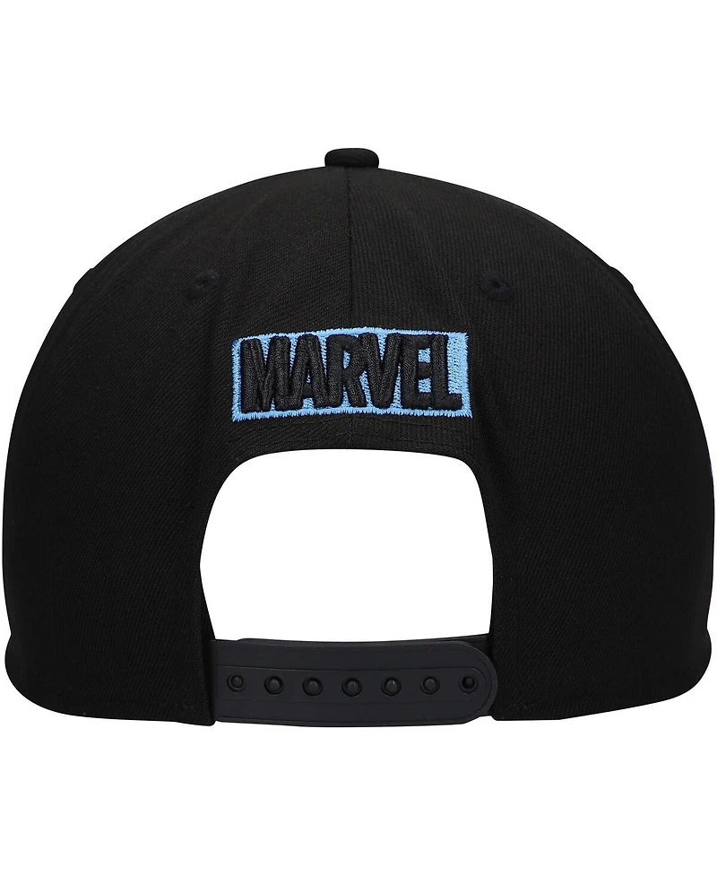 Youth Boys and Girls Black Black Panther Marvel 60th Anniversary Snapback Hat