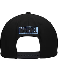 Youth Boys and Girls Black Black Panther Marvel 60th Anniversary Snapback Hat
