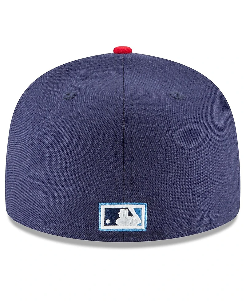 Men's New Era Navy California Angels Cooperstown Collection Wool 59FIFTY Fitted Hat