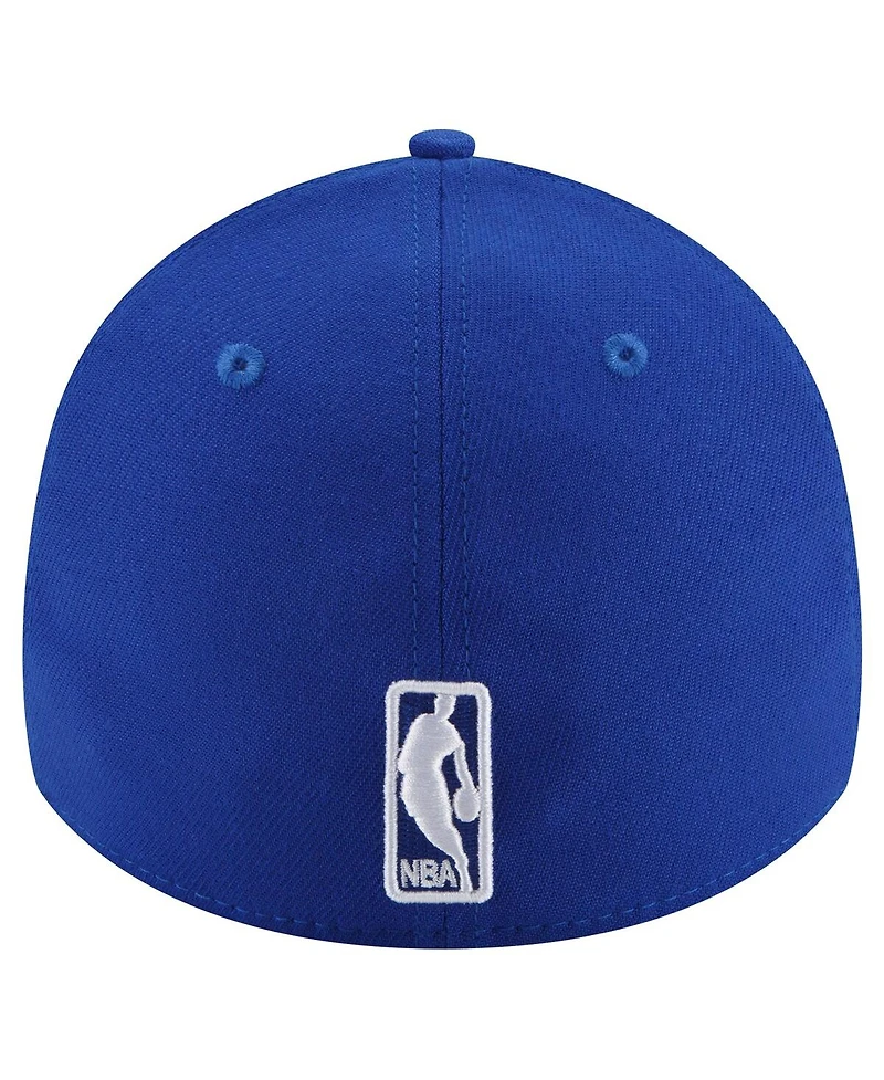 Men's New Era Royal Golden State Warriors Official Team Color 39THIRTY Flex Hat
