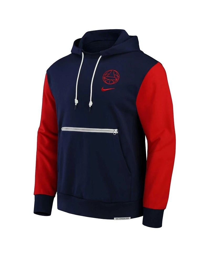 Men's Nike Navy Paris Saint-Germain Standard Issue Pullover Hoodie