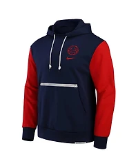 Men's Nike Navy Paris Saint-Germain Standard Issue Pullover Hoodie