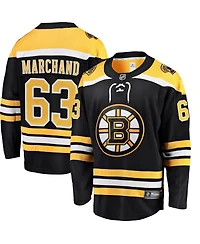 Men's Fanatics Brad Marchand Black Boston Bruins Home Breakaway Jersey
