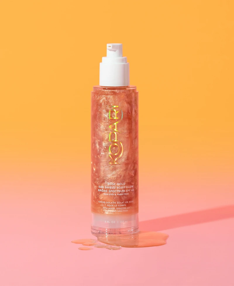 Kopari Beauty Rose Gold Sun Shield Body Glow Spf 45