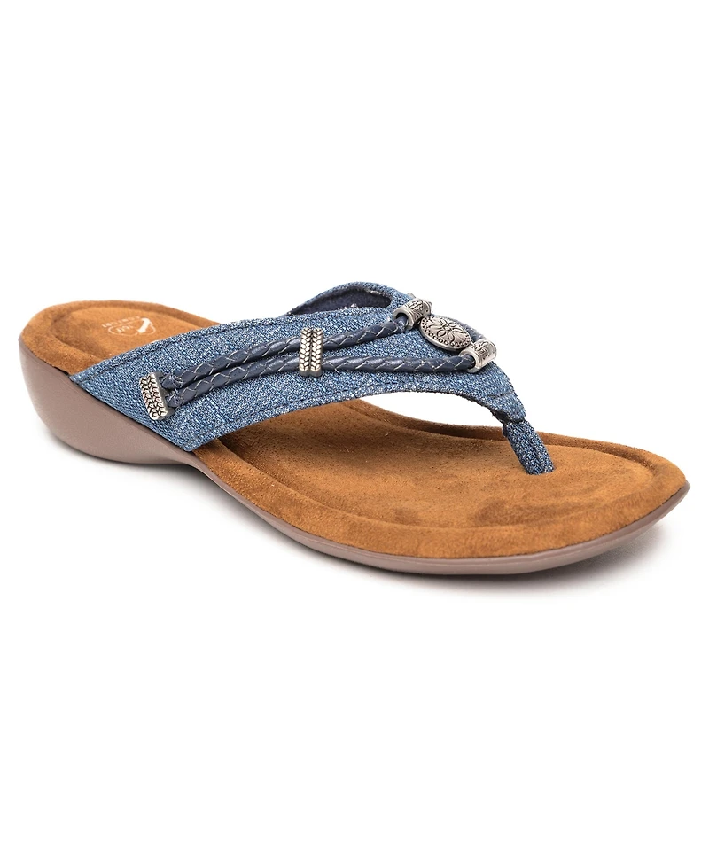 Minnetonka Women's Silverthorne 360 Thong Sandals