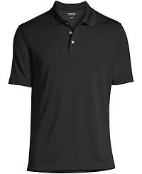 Lands' End Men's School Uniform Short Sleeve Solid Active Polo Shirt