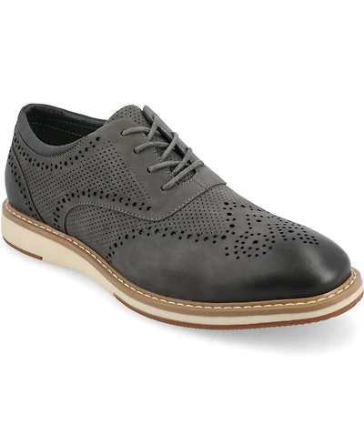 Vance Co. Men's Patrick Tru Comfort Foam Lace-Up Hybrid Oxford Shoes