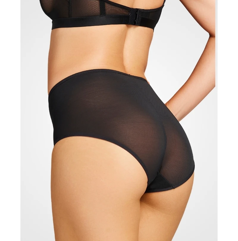 Siella Women's Power Mesh High Waist Brief