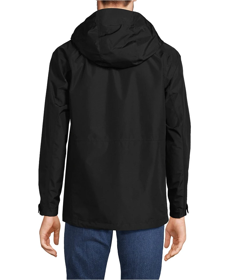 Lands' End Men's Squall Waterproof Packable Rain Jacket