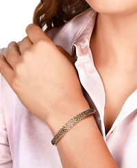 Le Vian Ombre Chocolate Diamond Cluster Bangle Bracelet (3-1/2 ct. t.w.) 14k Rose Gold (Also Available Yellow or White Gold)