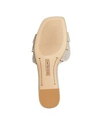 Bandolino Women's Rista Ruffle Detail Dress Slide Sandals
