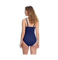 Profile by Gottex Women's Tutti Frutti D cup wide strap one piece swimsuit