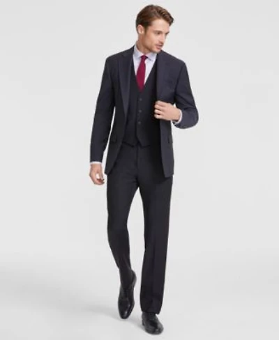 Calvin Klein Mens Slim Fit Wool Blend Stretch Suit Separates