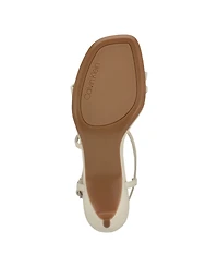 Calvin Klein Women's Ishaya Strappy Low Stiletto Sandals