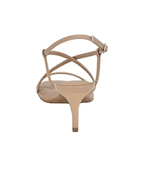 Calvin Klein Women's Ishaya Strappy Low Stiletto Sandals