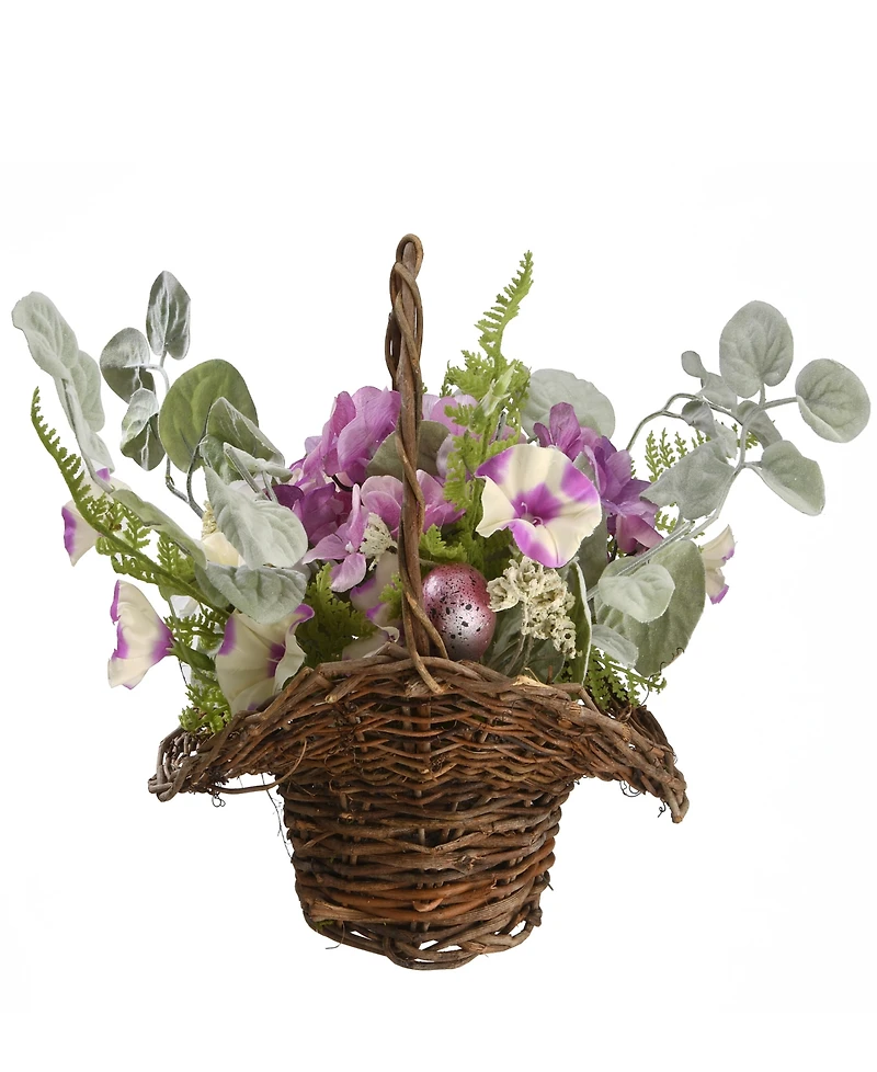 National Tree Company 16" Spring Decorated Basket