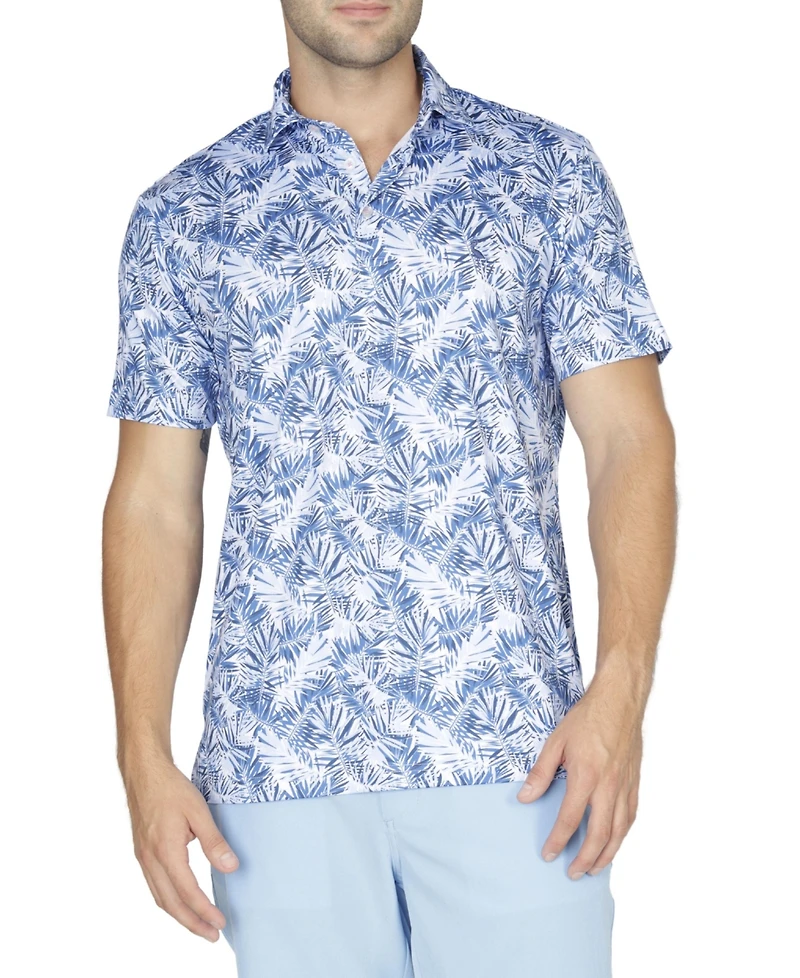 Tailorbyrd Big & Tall Leaves Performance Polo Shirt