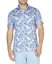 Tailorbyrd Big & Tall Leaves Performance Polo Shirt