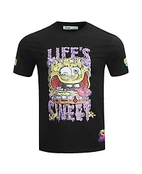 Men's Freeze Max Black SpongeBob SquarePants Life's Sweet T-shirt