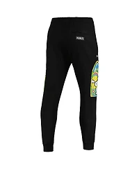 Men's Freeze Max Black Peanuts Snoopy A Friend Jogger Pants