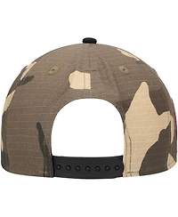 Men's New Era Pittsburgh Pirates Camo Crown A-Frame 9FORTY Adjustable Hat