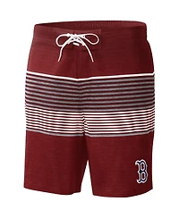 Men's G-iii Sports by Carl Banks Red Boston Sox Coastline Volley Swim Shorts