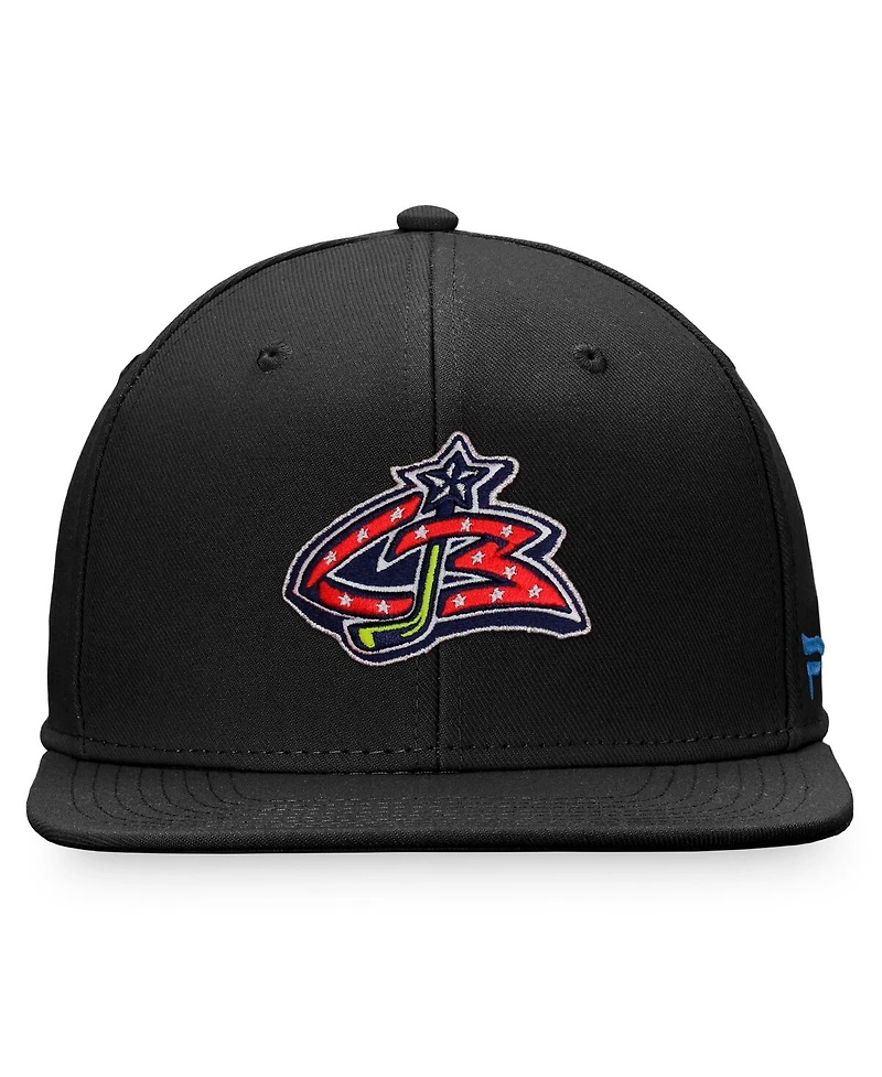 Men's Fanatics Black Columbus Blue Jackets Special Edition Fitted Hat