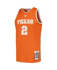 Men's Mitchell & Ness Pj Tucker Texas Orange Distressed Longhorns 2005/06 College Vault Player Swingman Jersey
