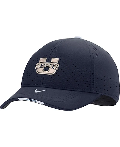 Men's Nike Navy Utah State Aggies 2022 Sideline Classic99 Swoosh Performance Flex Hat