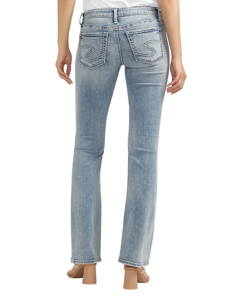 Silver Jeans Co. Women's Tuesday Low Rise Slim Bootcut Jeans