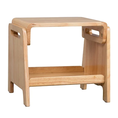 ECR4Kids Kids Sit or Step Stool, Natural