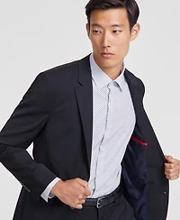 Hugo by Boss Men's Modern-Fit Solid Wool-Blend Suit Jacket