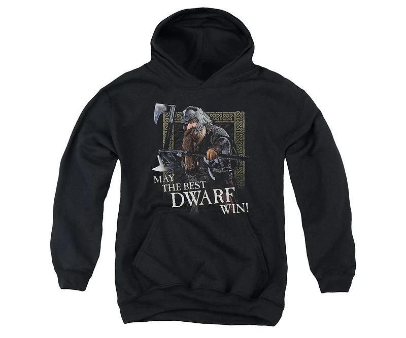 Lord Of The Rings Youth Best Dwarf Pull Over Hoodie / Hooded Sweatshirt