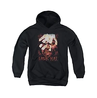 Lord Of The Rings Youth Uruk Hai Pull Over Hoodie / Hooded Sweatshirt