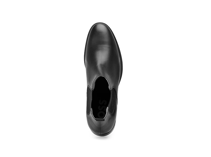 Boss by Hugo Men's Colby Leather Chelsea Slip On Boot