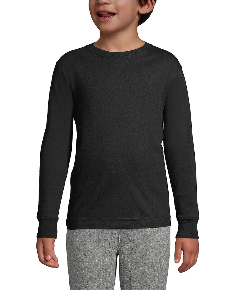 Lands' End Boys Long Sleeve Essential T-shirt