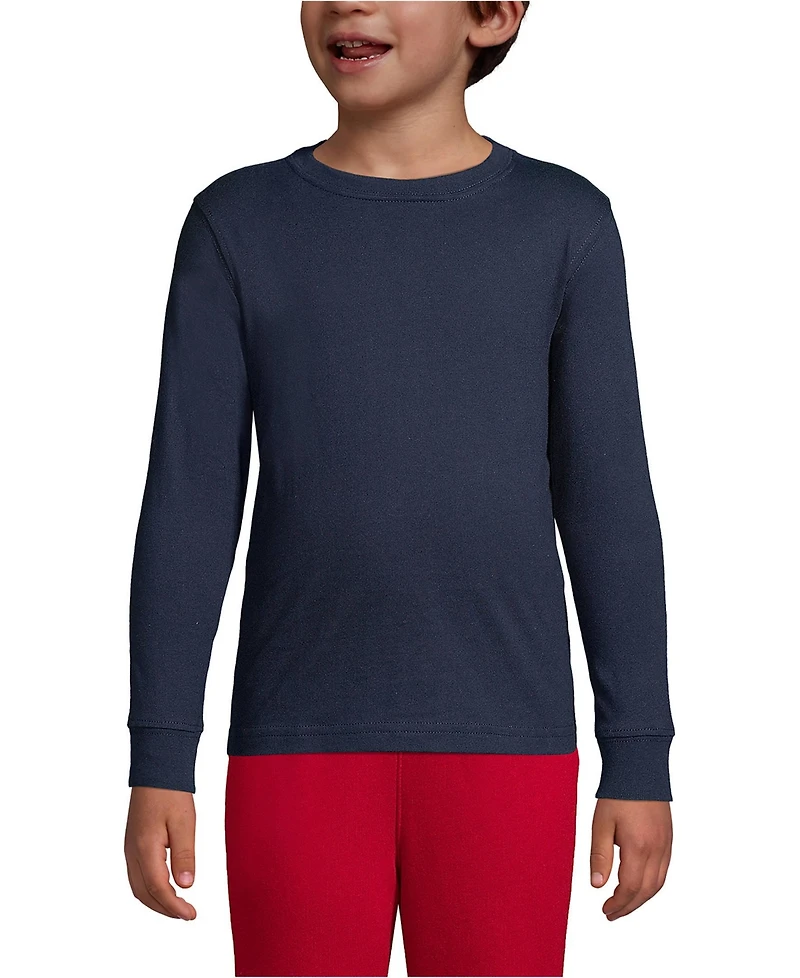 Lands' End Boys Long Sleeve Essential T-shirt
